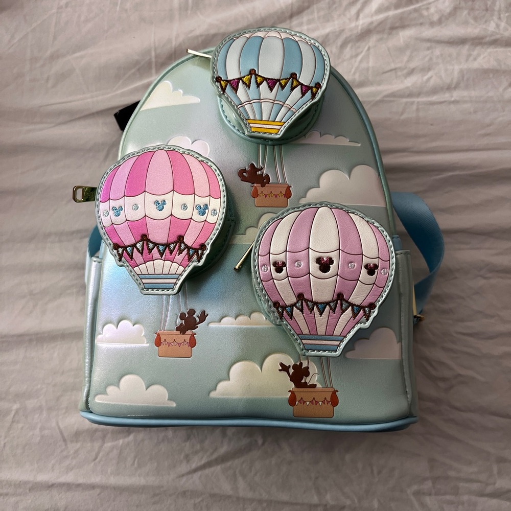 Disney Loungefly Hot Air Balloon Backpack